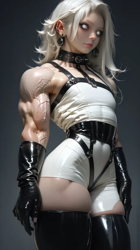 score_9, score_8_up, score_7_up, photo, photorealistic, gorgeous sexy muscular (skinny) lady death, (white eyes, white sclera:1....