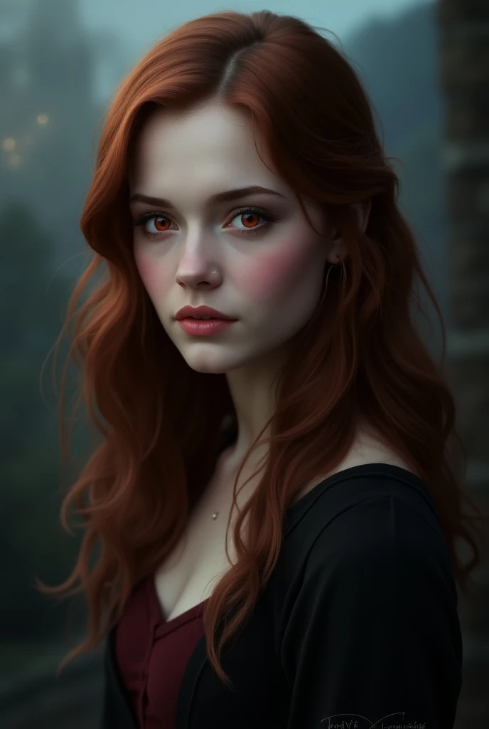 hyper-realistic solo image of the character Bree Tanner from the Twilight Saga according to book descriptions. Introduced into the Harry Potter universe .