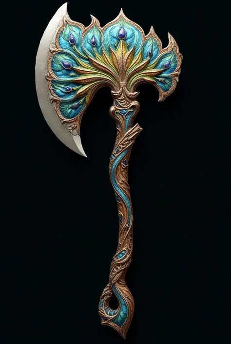 Peacock style axe