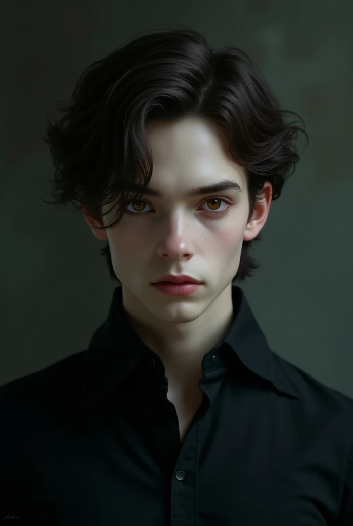 Make a hyper-realistic solo image of Alec,  character from the Twilight Saga according to book descriptions. introduced in the Harry Potter universe .