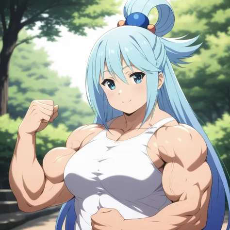 muscular girl, ((((huge)))) girl, (((((flat))))) chest,((((((wide)))))) shoulder, 1girl, ((((thick)))) neck, (((((wide))))) pecs, ((((muscular, muscle, big girl, fat, thick arms, (((large))) torso, pectorals, lat, ((((huge)))) hip)))), straight waist, uppe...