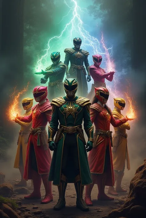 Make a team of wizarding Power Rangers 