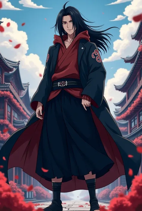  Itachi Uchiha alive in the current times of Borutos event, With a similar cartoon trait of Boruto 