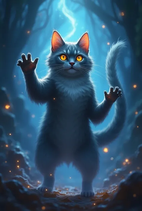 Create a meme invitation for a guild named leviathan to join our alliance using a magical cat