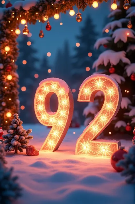 92 with lights and Christmas 