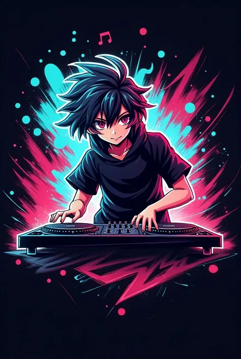 DJ anime logo