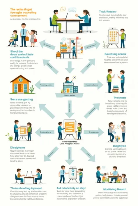 Diagram of the educational process in primary school