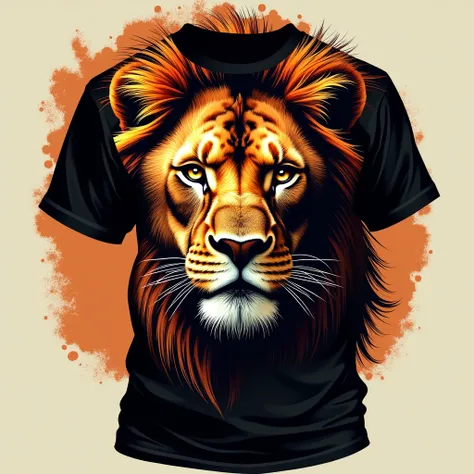 one t shirt and that t shirt fron have very lion desing 
