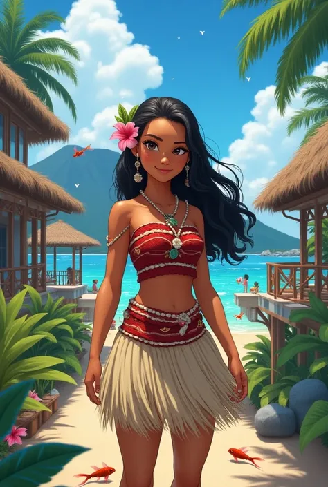 Moana at Academia Cartoon 
