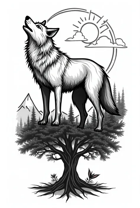 Lobo:  A wolf on top of a mountain or walking amidst the landscape of the tree ,  representing your strength and independence .  The wolf may also be looking at the Sun ,  symbolizing your search for prosperity and positivity .


2. Tree of life:  Keeping ...