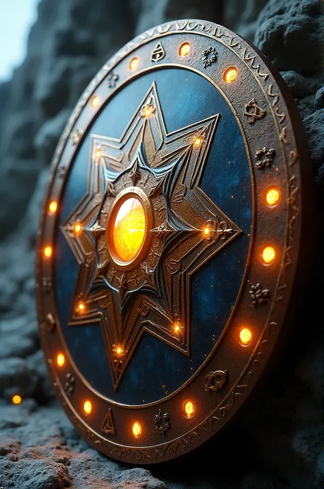 Aegis shield,Magic Stone, Metallic luster ,inlay,Beautiful light and shadow,light reflection,Ausan rendering,Draw in detail,Super detailed,Clear patterns,beautiful,works of art,masterpiece,made by master,Legendary Shield,Aegis:shield,Photoreal,fantasy,3d,8...