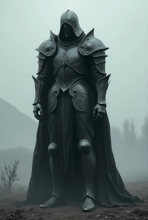 An armor that represents sadness 