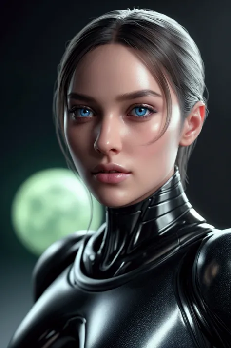 alien girl, beautiful detailed eyes, beautiful detailed lips, extremely detailed face and body, highly detailed, (best quality,4k,8k,highres,masterpiece:1.2),ultra-detailed,(realistic,photorealistic,photo-realistic:1.37),HDR,UHD, studio lighting, ultra-fin...