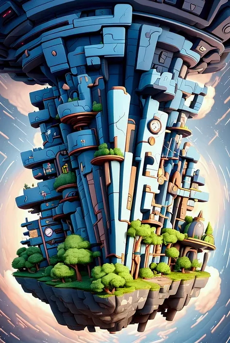 Landscape envisioned from the mind of an ADHDer walking through time and traveling through distortions of themselves.  What a trippy ride.  Sci fi sci fi futuristic futuristic cubism cubism bizarro bizarro Masterpiece, Super Detailed, Super Detailed, Zoom ...