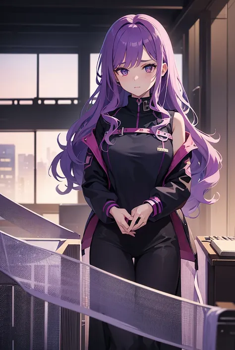 Katerina Smirnov
female 
100+/23
hacker
smart/intelligent
a lot of iq 
enfp
purple navy’s hair(has curly hair)
very good at fighting 
born in Japan,Tokyo
fights brutality
aroace
has number 2 on left shoulder(hot pink)
5’12 height
dark purple navy hair