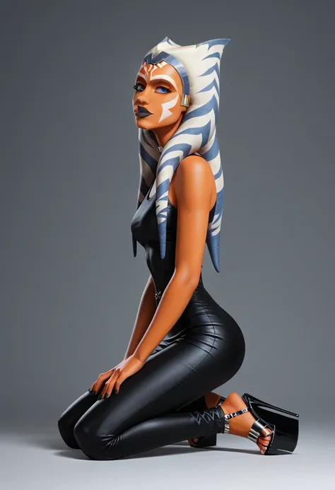 score_9, score_8_up, score_7_up, score_6_up, source_anime D-art, 1girl, solo, very sexy (Ahsoka, togruta, orange skin, white and blue montral horn, white facial markings, jedi, medium montral, rubbery montral:1.4), (variety of sexy outfits, fashion model, ...