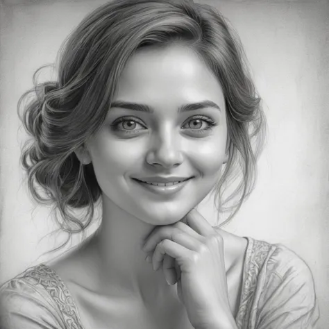 (a beautiful sketch,pencil drawings),(best quality,ultra-detailed,highres),(portrait),(monochrome sketch),(subtle lighting),(delicate lines),(expressive eyes,noble expression,subtle smile),(detailed hands),(romantic),(intense emotions),(elegant attire),(su...