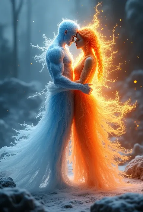 A cold and fire couple