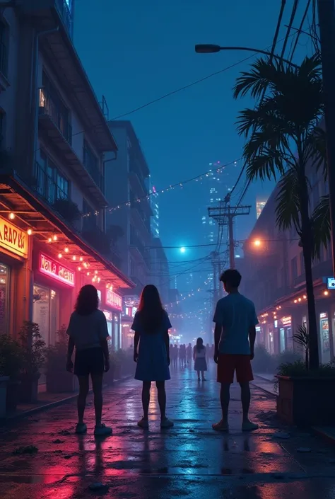  History The Broken Connection

In a modern city ,  with neon lights and streets always full of people ,  there lived a group of friends :  Lucas Abigail ,  Myke and Joyce .  They were  and spent most of their time connected to their devices Immersed in a ...