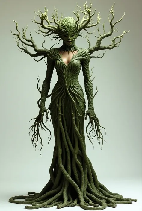 Fantasy costume based on a tree 