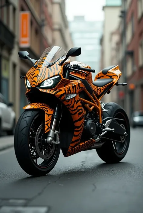 Tiger bike are shap of tiger 
=tike 