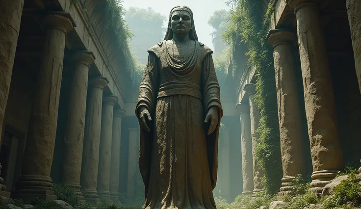 Images of ancient statues 
