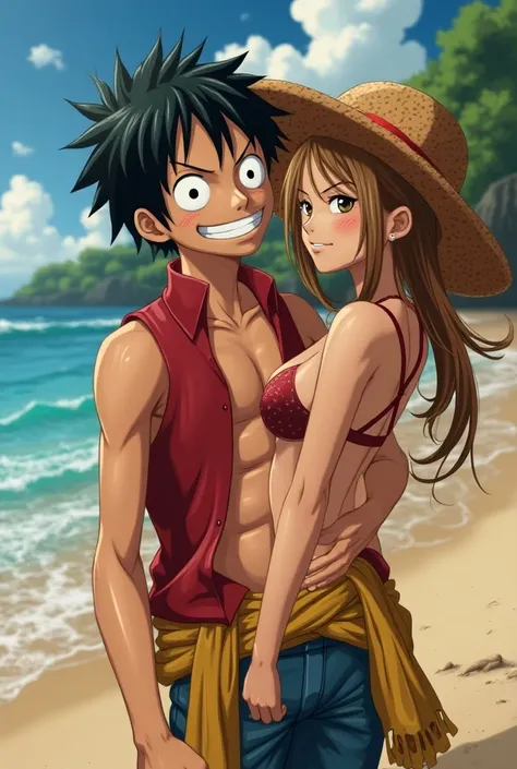 Luffy having sex with Nami