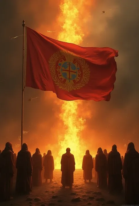  The eight figures on the flag of Campo Grande 
They are the eight most powerful nations in the world,  to which the fire will draw their attention . 

 Where God and his word will be known .