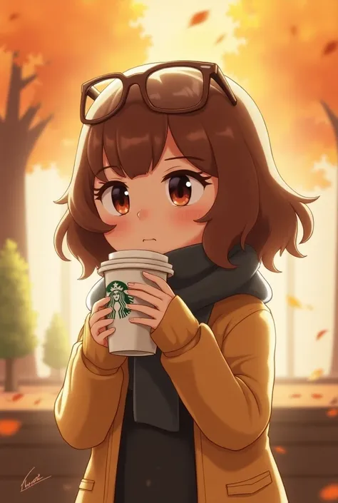 Une photo de profils sur le thème animal crossing dune habitante en pleine automne en train de savourer une boisson chaude en écoutant de la musique. 

Cheveux brun 
Yeux brun 
Tenue casual chill 
Starbucks 
Avec des lunettes.