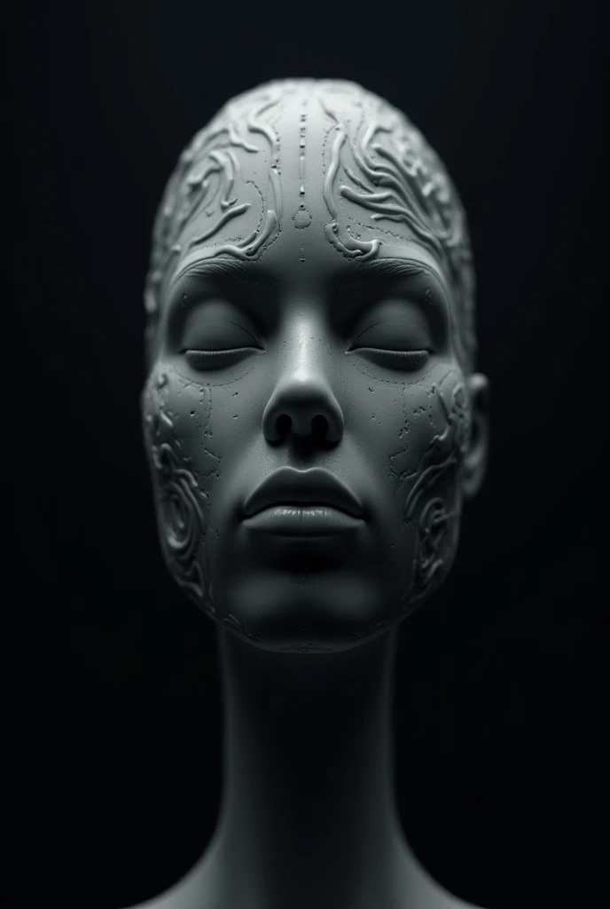  3D blender  mind face  profile 