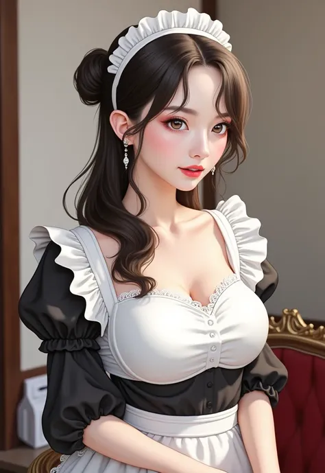 Sexy maid，Ultra-delicate skin，8 can use HD real people