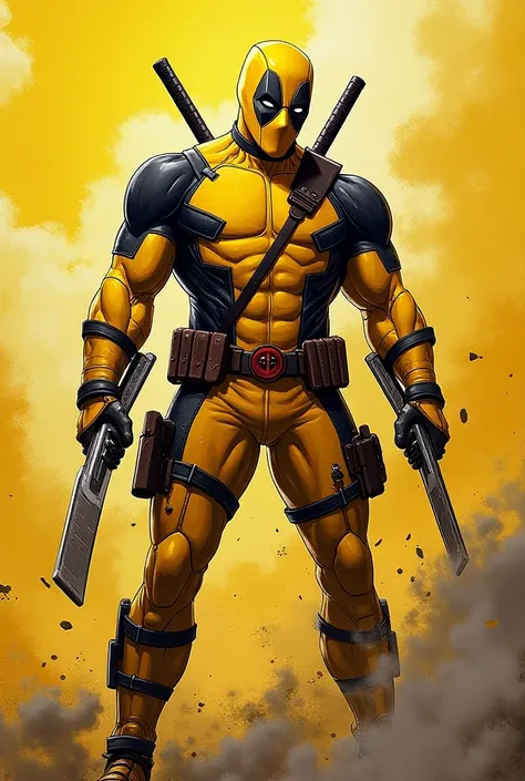 Deadpool yellow suit