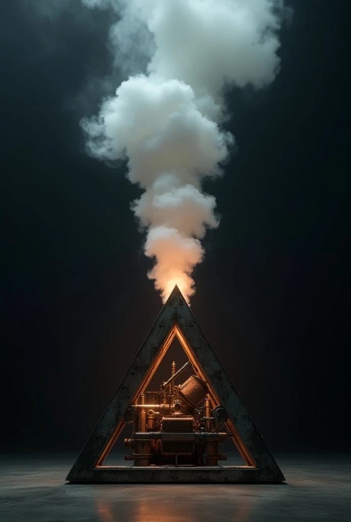 Triangle shape Smoke tornado lamp machine 