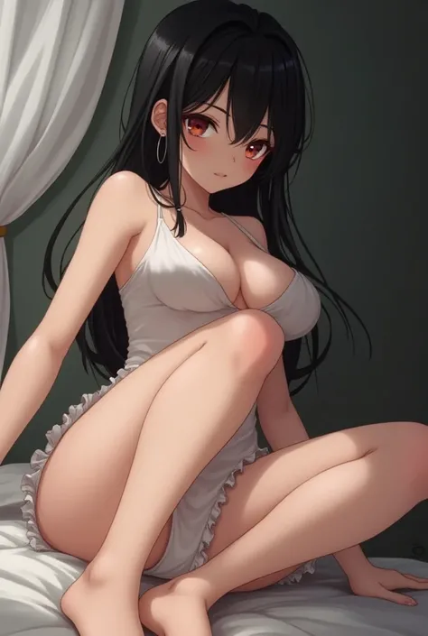 white anime girl with black hair, naked with her legs open and her pussy wet and very busty with the camera very close nsfw image 1garota solo mostrando a buceta pra camera, e com a boca aberta com a lingua pra fora  pelada com a buceta pra camera com a pu...