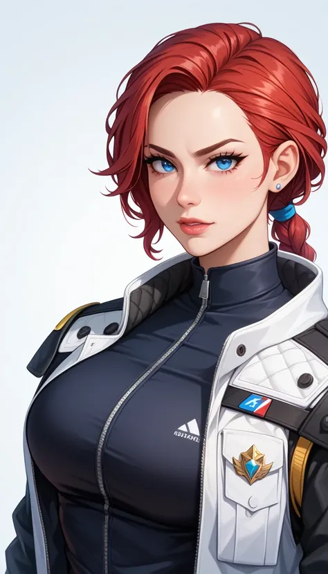 black updo hair, full body, futuristic, perfect eyes, perfect face, close-up. yellow mecha armor, 4k UHD, artgerm mature girl with black clothing, SHORT HAIR CHARACTER, fit abdomen girl, white background, perfect women made by artgerm, masterpiece, fit gir...