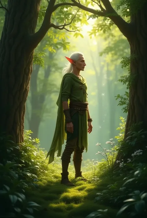 Male Elf in a Wood