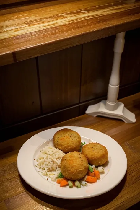 1.	Croquettes with cooked chicken and carrots
o Croquettes
o Chicken cooked without skin and shredded
o Cooked and chopped carrots
