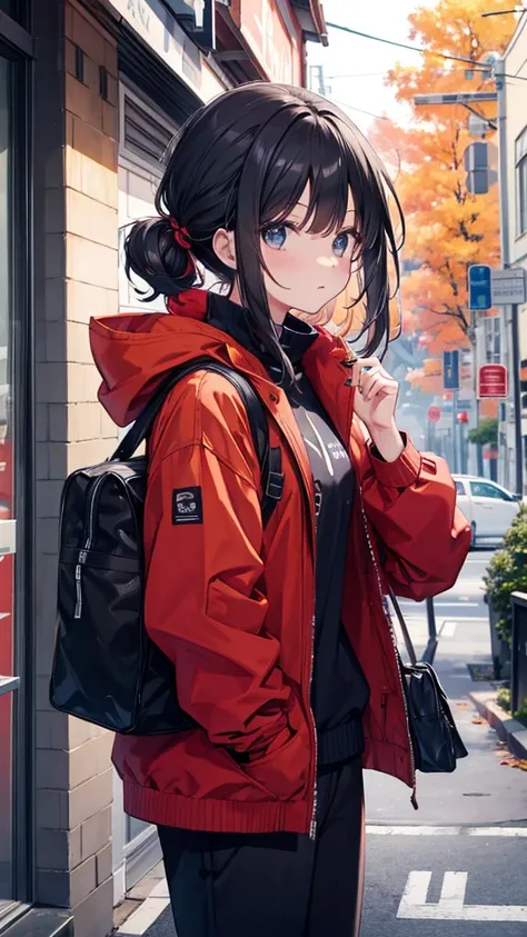 Tennoyaku autumn clothes adult cool college student black hair