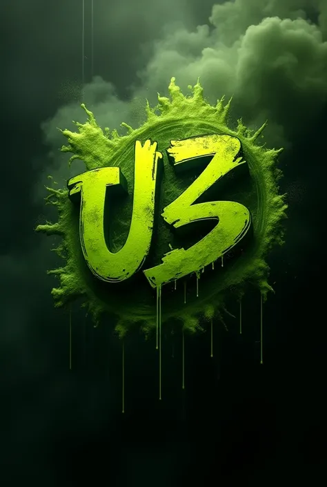  Logo marks ultra realistic quality,  SS graffiti color lime green , special effects, smoke, logo realistic details  