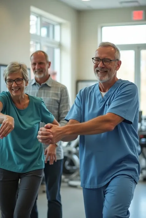 Create a cardiac rehabilitation photo