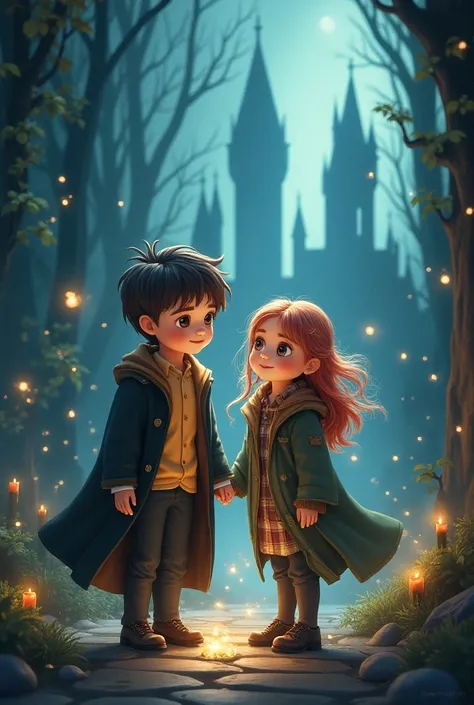 Twin ren (a boy and a girl) de Harry Potter e Hermione Granger