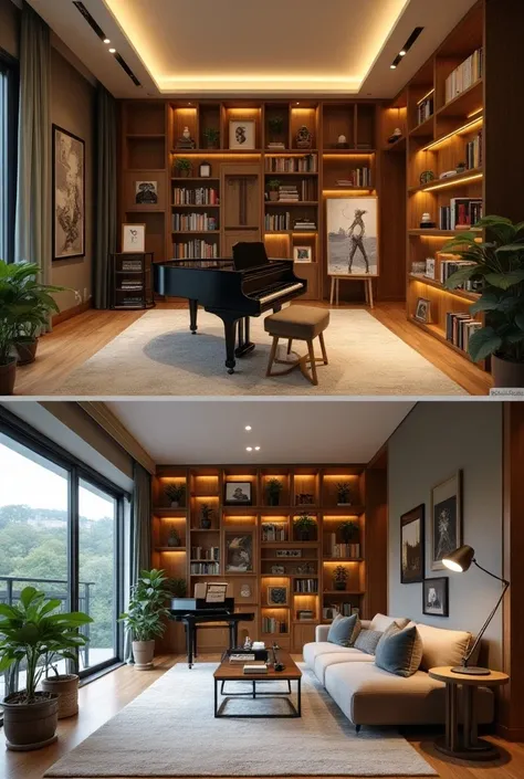 Hobby Room:Modern design、 or traditional style using warm wood。Hobby Room:  hobbies, such as a music room（Atelier、Study、A room to enjoy ）Photo of。