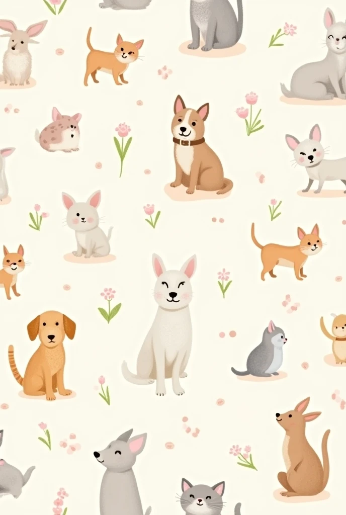 Create images of pets to use from prints on womens pajamas 
