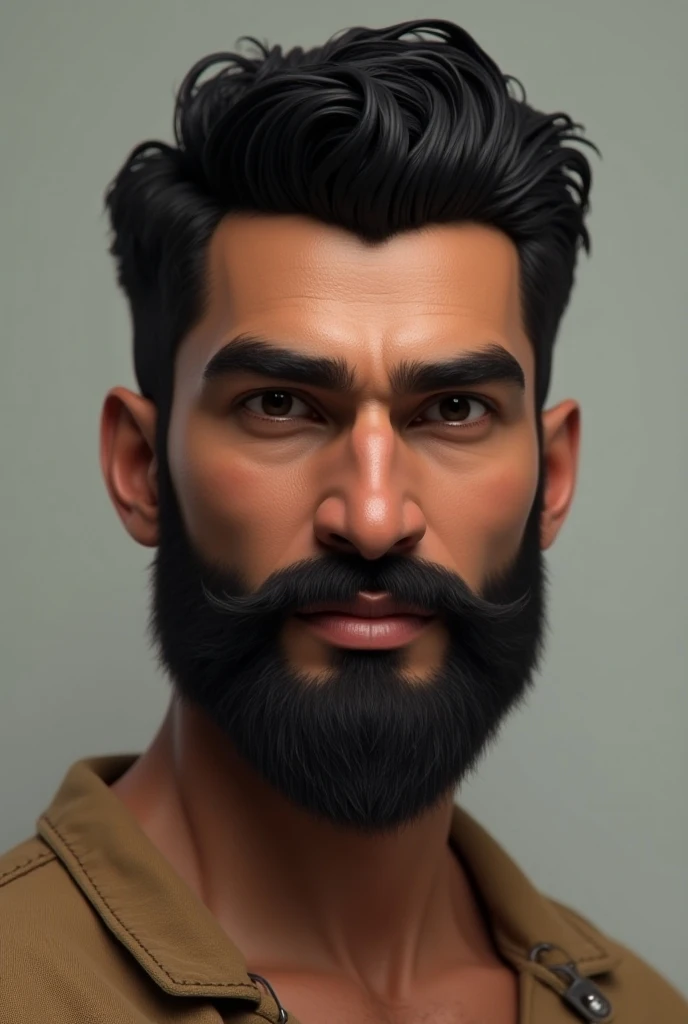 Indian 30 years old man 3D image