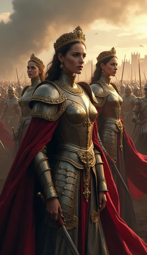 Beautiful Medieval English Female Generals