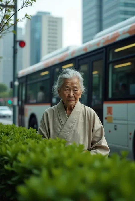 ((photograph))((the way))(((bus)))((City))((Downtown))(((Highest quality)))(((Japanese style)))(((Japan)))Stand in the shrubbery,Humanoid,grandmother,Wife,Old 90 years old,,,,,,
