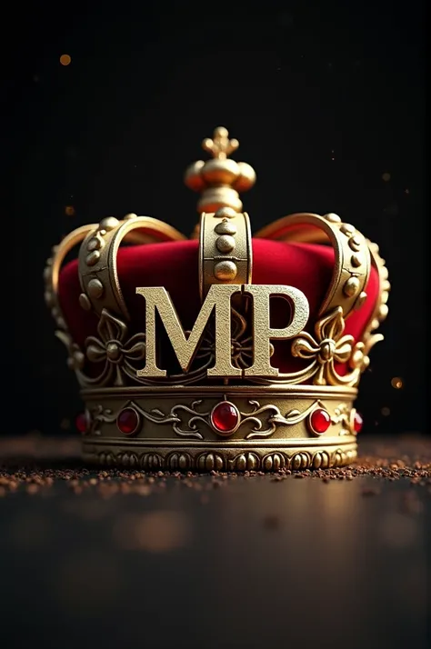 Image written MP in the middle and a crown with the letters