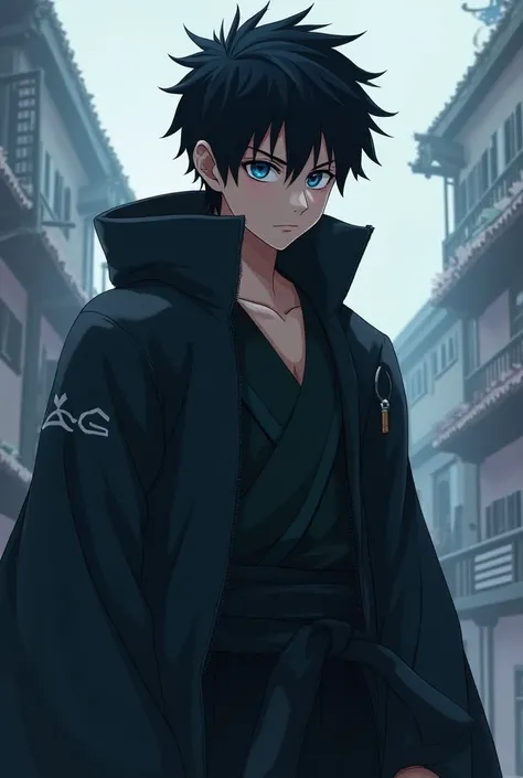 de Naruto Shippuden, Yuuichi Senju is 16 /, black hair and blue eyes, similar com o Sung jin Woo de solo leveling,  he has the same style as Sung jin Woo,  is a Senju and is strong ,  has a cooler expression  