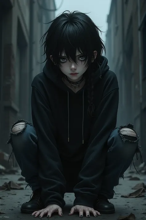 Kimetsu no Yaiba emo character who is emo