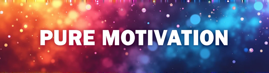 Create a youtube banner In Bright Colours With Mixing colours to Make it eye catching, Text To Be Written 
Main Text PURE MOTIVATION 
SUB TEXT DAILY MOTIVATIONAL VIDEOS IN HINDI for Success and Happiness 